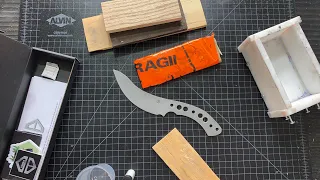 Casting Burnt Wood & Resin Shoushugibon Knife Scales!