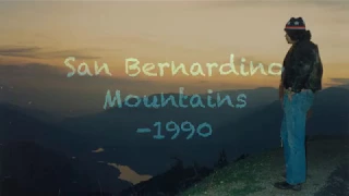 Riding the San Bernardino Mountains in 1990