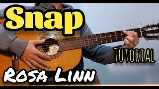 Snap (Rosa Linn) - Guitar - Tutorial