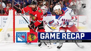 Rangers @ Blackhawks 2/9 | NHL Highlights 2024