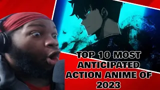 GT  REACTS TO TOP 10 MOST ANTICIPATED ACTION ANIME OF 2023