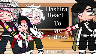 //Hashira React To My Videos✨||Demon Slayer/KNY||//Requested