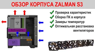 Обзор корпуса Zalman S3. Сборка в нем ПК и замеры температур комплектующих