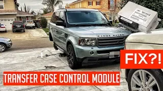 Range Rover Sport Transfer Case Control Module FIX | HDC Fault Transmission Fault