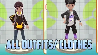 ALL MALE & FEMALE OUTFITS CLOTHES IN POKEMON BRILLIANT DIAMOND AND SHINING PEARL