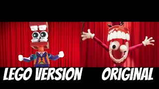 The Amazing Digital Circus Lego version vs Original (TADC intro)