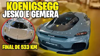 KOENIGSEGG JESKO E GEMERA JUNTOS, O 2.0 MAIS RÁPIDO DO MUNDO!