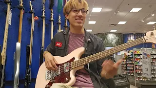 SQUIER Paranormal Rascal Bass - maxproud  Featuring 'AJ.'