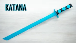 How to make a katana out of paper. Easy paper katana origami