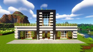 Minecraft: How To Build Best Modern House Tutorial 🏠✅