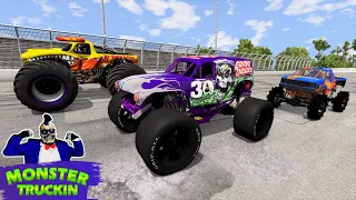 Monster Jam INSANE Racing, Freestyle and High Speed Jumps #26 | BeamNG Drive