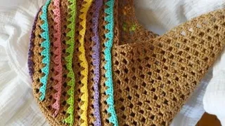 Сумка из рафии крючком (ч.4) | Crochet Bag Pattern (Part 4)