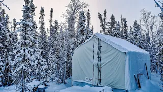 Fiery Hot Tent Homework | Bitter -31 C with -44 C winds