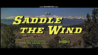 Saddle the Wind 1958 title sequence