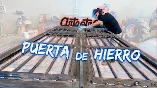 Fabrico una pedazo de PUERTA de HIERRO a prueba de ladrones.