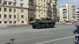 01. Военная техника едет по Москве c репетиции Парада Победы (07.05.2022, часть 1 из 3)