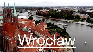 Wrocław by drone. Wrocław z lotu ptaka.