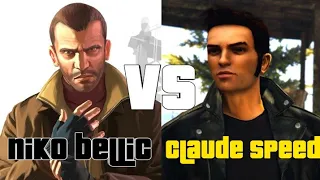 Niko Bellic VS Claude Speed ¿Quien ganaría?