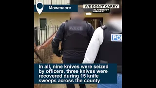 Operation Sceptre leads to 36 arrests and more than 50 knives being taken off the streets