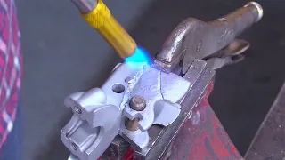 Harley Davidson:- Aluminium Welding Fail !