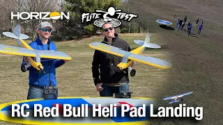 RC Red Bull Heli Pad Landing - HobbyZone Carbon Cub S 2