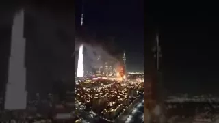 Dubai Fire in Address Downtown Hotel on New Year 2015 2016