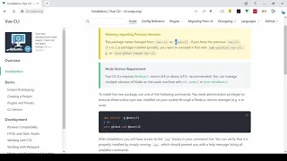 Установка Vue CLI