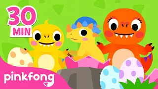 Lagu Anak | Bayi T-Rex & Dinosaurus | Kumpulan Kartun & Lagu Dinosaurus | Pinkfong Baby Shark