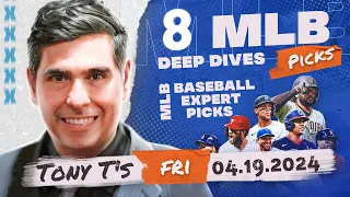 8 FREE MLB Picks and Predictions on MLB Betting Tips for Today, Friday 4/19/2024