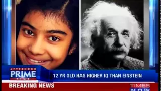 12 Yr old has higher IQ than einstein and Stephen Hawking