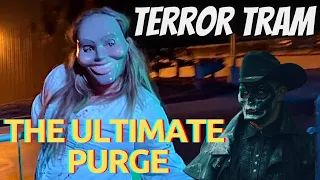 New Terror Tram: The Ultimate Purge Walkthrough 2021 | Halloween Horror Nights