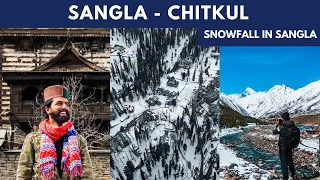 Kinnaur Road Trip 2021 | Part 2: Kalpa - Sangla - Chitkul | Snowfall in Sangla