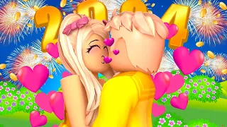 NEW YEARS KISS IN ROBLOX BROOKHAVEN!