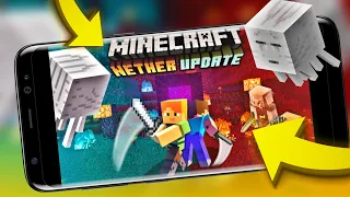 MCPE 1.16: The NEW NETHER UPDATE!! - Minecraft PE Nether Update Gameplay (Bedrock Beta)