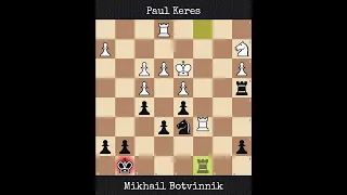 Paul Keres vs Mikhail Botvinnik | Event: Memorial M.Chigorin (1947)