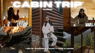 CABIN TRIP! *VLOGMAS* : road trip, gingerbread houses, pics, s’mores, + storytime | Yonikkaa