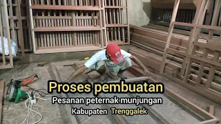 merakit kandang SNI pesanan peternak Trenggalek | kandang SNI | Hitamputih farm