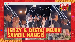 Resepsi Enzy Storia, Speech Dan Gimmick Vincent - Enzy Menangis Peluk Desta