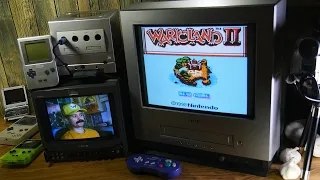 Wario Land II (GBC) Sony Trinitron KV-14FV1U CRT TV stream #1