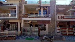 140  gaj East facing double storey 25*50 house for sale with house design in Mohali New Sunny enclav