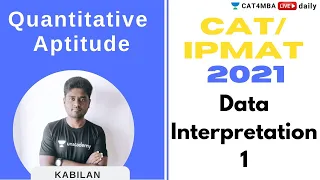 CAT/IPMAT  2021 | QUANT | Data Interpretation 1| By Kabilan Sir