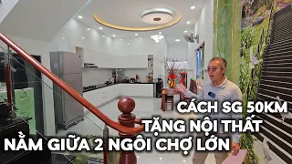 Chính chủ bán 2tỷ 090tr Nhà lầu đúc 200m2 3PN+3WC thổ cư 100% đối diện KCN lớn nhất VN ở Tây Ninh