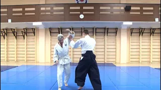 Шомен учи кокю нагэ. Айкидо. АйКиКай. Shomen uchi kokyu nage