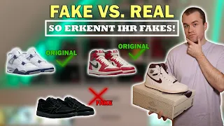 Der Fake VS Real Check🤔So erkennt Ihr Fakes👌Air Jordan 1, Air Jordan 3, Air Jordan 4, Air Jordan 5