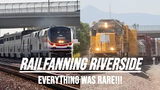 [HD] RARE Day Railfanning Riverside | ft. KCS Gray Ghost, NS Leader, Amtrak 160, UP Local 7/17/2022