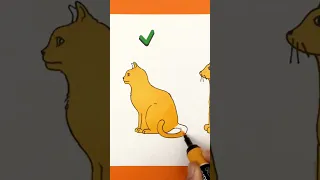 Draw a Cat like a pro 🎨🧡🐈