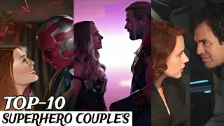 Top 10 Most Powerful Superhero Couples | In Marvel And DC