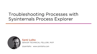 Course Preview: Troubleshooting Processes with Sysinternals Process Explorer