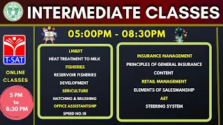 T-SAT || Intermediate Online classes  -  Evening Session || 03.08.2021