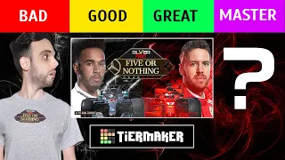 TIER LIST: Silver vs Red F1 2018 (Sebastian Vettel vs Lewis Hamilton Documentary)